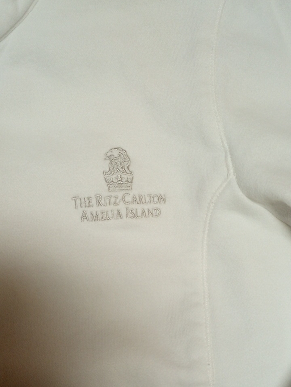 Gear For Sports White Fleece Jacket Trimmed In black - Picture 3 of 9